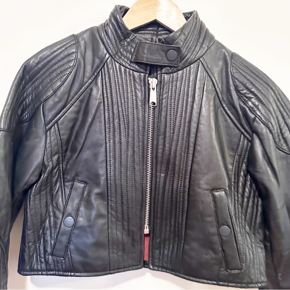 Free People We The Free Trixie Mini Moto Jacket - Picture 10 of 13